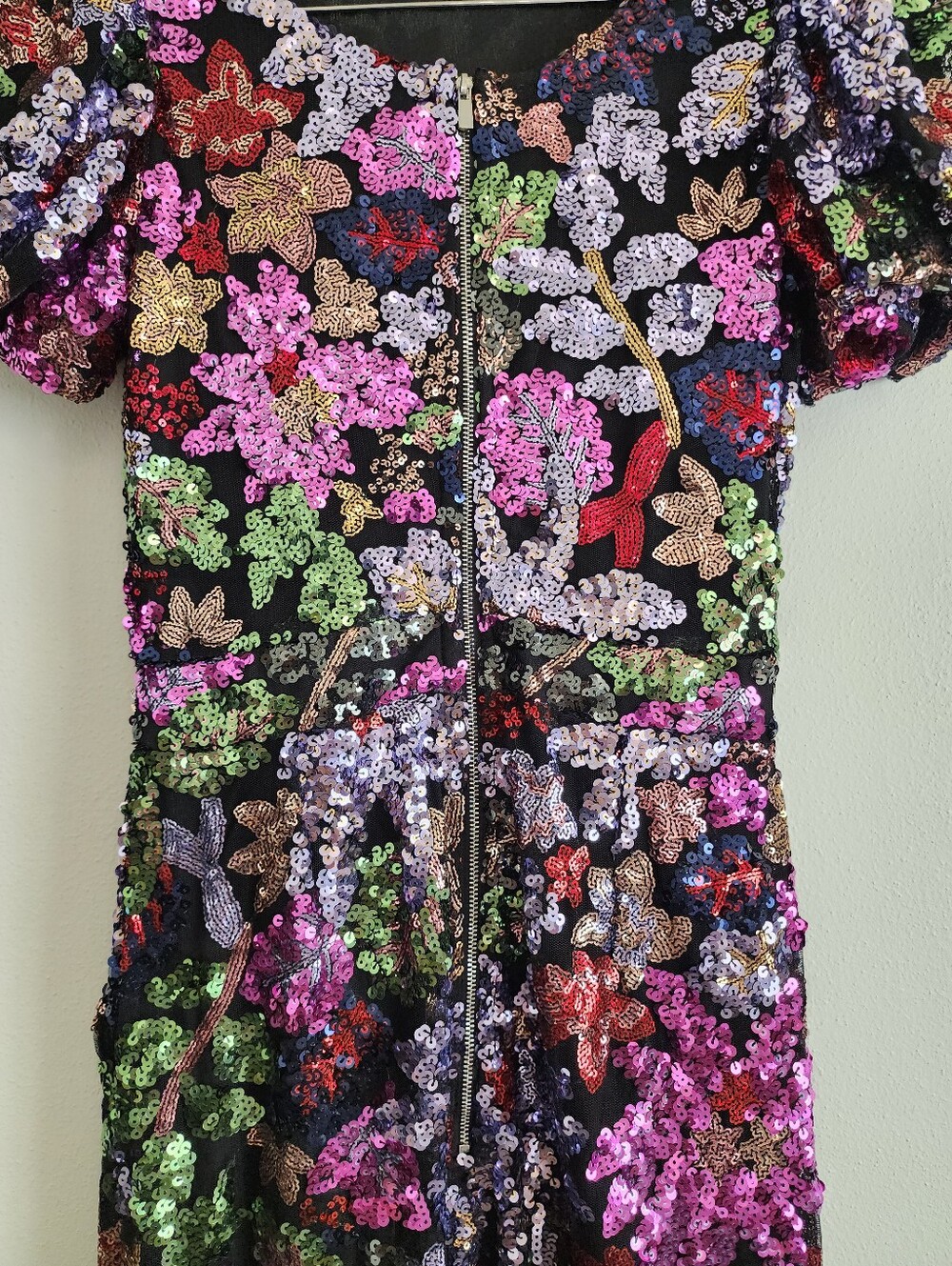 Ivy City Co. Showstopper Sequin Jumpsuit - Vibrant Multi-Color Party Jumpsuit XS - Picture 12 of 17